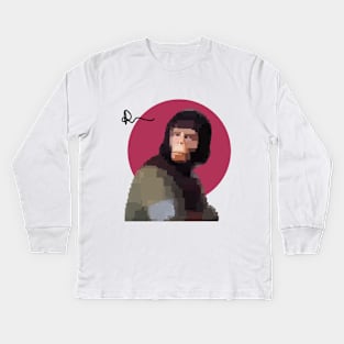 Planet of the Apes Portrate Kids Long Sleeve T-Shirt